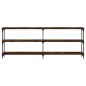 vidaXL Konsolentisch Räuchereiche 200x29x75 cm Holzwerkstoff vidaXL Konsolentisch Räuchereiche 200x29x75 cm Holzwerkstoff