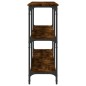 vidaXL Konsolentisch Räuchereiche 200x29x75 cm Holzwerkstoff vidaXL Konsolentisch Räuchereiche 200x29x75 cm Holzwerkstoff