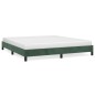 Bettgestell Dunkelgrün 180x200 cm Samt Bettgestell Dunkelgrün 180x200 cm Samt