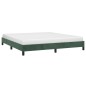 Bettgestell Dunkelgrün 180x200 cm Samt Bettgestell Dunkelgrün 180x200 cm Samt