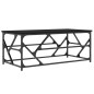 vidaXL Couchtisch Schwarz 100x50x40 cm Holzwerkstoff vidaXL Couchtisch Schwarz 100x50x40 cm Holzwerkstoff