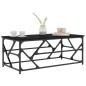 vidaXL Couchtisch Schwarz 100x50x40 cm Holzwerkstoff vidaXL Couchtisch Schwarz 100x50x40 cm Holzwerkstoff