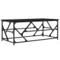 vidaXL Couchtisch Schwarz 100x50x40 cm Holzwerkstoff vidaXL Couchtisch Schwarz 100x50x40 cm Holzwerkstoff