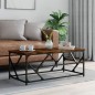 vidaXL Couchtisch Räuchereiche 100x50x40 cm Holzwerkstoff vidaXL Couchtisch Räuchereiche 100x50x40 cm Holzwerkstoff