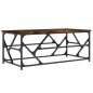 vidaXL Couchtisch Räuchereiche 100x50x40 cm Holzwerkstoff vidaXL Couchtisch Räuchereiche 100x50x40 cm Holzwerkstoff