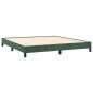 Bettgestell Dunkelgrün 180x200 cm Samt Bettgestell Dunkelgrün 180x200 cm Samt