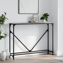 vidaXL Konsolentisch Grau Sonoma 102x22,5x75 cm Holzwerkstoff