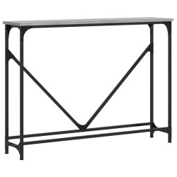vidaXL Konsolentisch Grau Sonoma 102x22,5x75 cm Holzwerkstoff