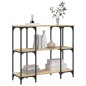 vidaXL Konsolentisch Sonoma-Eiche 102x35x90 cm Holzwerkstoff vidaXL Konsolentisch Sonoma-Eiche 102x35x90 cm Holzwerkstoff