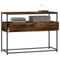 vidaXL Konsolentisch Räuchereiche 100x40x75 cm Holzwerkstoff vidaXL Konsolentisch Räuchereiche 100x40x75 cm Holzwerkstoff