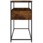 vidaXL Konsolentisch Räuchereiche 100x40x75 cm Holzwerkstoff vidaXL Konsolentisch Räuchereiche 100x40x75 cm Holzwerkstoff