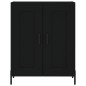 Highboard Schwarz 69,5x34x180 cm Holzwerkstoff Highboard Schwarz 69,5x34x180 cm Holzwerkstoff