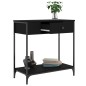 vidaXL Konsolentisch Schwarz 75x34,5x75 cm Holzwerkstoff vidaXL Konsolentisch Schwarz 75x34,5x75 cm Holzwerkstoff