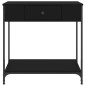 vidaXL Konsolentisch Schwarz 75x34,5x75 cm Holzwerkstoff vidaXL Konsolentisch Schwarz 75x34,5x75 cm Holzwerkstoff