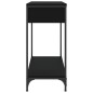 vidaXL Konsolentisch Schwarz 75x34,5x75 cm Holzwerkstoff vidaXL Konsolentisch Schwarz 75x34,5x75 cm Holzwerkstoff