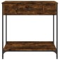 vidaXL Konsolentisch Räuchereiche 75x34,5x75 cm Holzwerkstoff vidaXL Konsolentisch Räuchereiche 75x34,5x75 cm Holzwerkstoff
