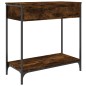 vidaXL Konsolentisch Räuchereiche 75x34,5x75 cm Holzwerkstoff vidaXL Konsolentisch Räuchereiche 75x34,5x75 cm Holzwerkstoff