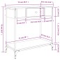 vidaXL Konsolentisch Räuchereiche 75x34,5x75 cm Holzwerkstoff vidaXL Konsolentisch Räuchereiche 75x34,5x75 cm Holzwerkstoff