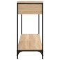 vidaXL Konsolentisch Sonoma-Eiche 100x34,5x75 cm Holzwerkstoff