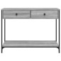 vidaXL Konsolentisch Grau Sonoma 100x34,5x75 cm Holzwerkstoff vidaXL Konsolentisch Grau Sonoma 100x34,5x75 cm Holzwerkstoff