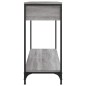 vidaXL Konsolentisch Grau Sonoma 100x34,5x75 cm Holzwerkstoff vidaXL Konsolentisch Grau Sonoma 100x34,5x75 cm Holzwerkstoff