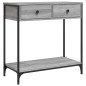 vidaXL Konsolentisch Grau Sonoma 75x34,5x75 cm Holzwerkstoff vidaXL Konsolentisch Grau Sonoma 75x34,5x75 cm Holzwerkstoff