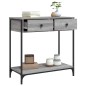 vidaXL Konsolentisch Grau Sonoma 75x34,5x75 cm Holzwerkstoff vidaXL Konsolentisch Grau Sonoma 75x34,5x75 cm Holzwerkstoff