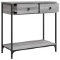 vidaXL Konsolentisch Grau Sonoma 75x34,5x75 cm Holzwerkstoff vidaXL Konsolentisch Grau Sonoma 75x34,5x75 cm Holzwerkstoff