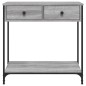 vidaXL Konsolentisch Grau Sonoma 75x34,5x75 cm Holzwerkstoff vidaXL Konsolentisch Grau Sonoma 75x34,5x75 cm Holzwerkstoff