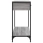 vidaXL Konsolentisch Grau Sonoma 75x34,5x75 cm Holzwerkstoff vidaXL Konsolentisch Grau Sonoma 75x34,5x75 cm Holzwerkstoff
