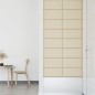 vidaXL Wandpaneele 12 Stk. Creme 60x30 cm Kunstleder 2,16 m vidaXL Wandpaneele 12 Stk. Creme 60x30 cm Kunstleder 2,16 m