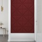 vidaXL Wandpaneele 12 Stk. Weinrot 30x30 cm Stoff 0,54 m² vidaXL Wandpaneele 12 Stk. Weinrot 30x30 cm Stoff 0,54 m²