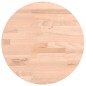 vidaXL Tischplatte Ø30x2,5 cm Rund Massivholz Buche vidaXL Tischplatte Ø30x2,5 cm Rund Massivholz Buche
