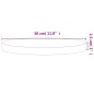 vidaXL Tischplatte Ø30x2,5 cm Rund Massivholz Buche vidaXL Tischplatte Ø30x2,5 cm Rund Massivholz Buche
