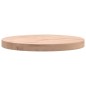 vidaXL Tischplatte Ø30x2,5 cm Rund Massivholz Buche vidaXL Tischplatte Ø30x2,5 cm Rund Massivholz Buche