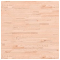 vidaXL Tischplatte 80x80x4 cm Quadratisch Massivholz Buche