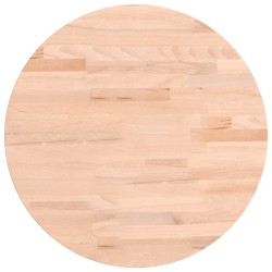 vidaXL Tischplatte Ø40x1,5 cm Rund Massivholz Buche