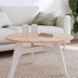 vidaXL Tischplatte Ø80x1,5 cm Rund Massivholz Buche vidaXL Tischplatte Ø80x1,5 cm Rund Massivholz Buche