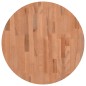 vidaXL Tischplatte Ø60x1,5 cm Rund Massivholz Buche vidaXL Tischplatte Ø60x1,5 cm Rund Massivholz Buche