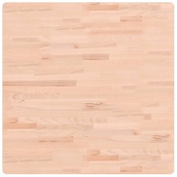 vidaXL Tischplatte 80x80x2,5 cm Quadratisch Massivholz Buche