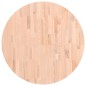 vidaXL Tischplatte Ø80x2,5 cm Rund Massivholz Buche vidaXL Tischplatte Ø80x2,5 cm Rund Massivholz Buche
