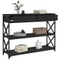 vidaXL Konsolentisch Schwarz 100x28x75 cm Holzwerkstoff vidaXL Konsolentisch Schwarz 100x28x75 cm Holzwerkstoff