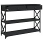 vidaXL Konsolentisch Schwarz 100x28x75 cm Holzwerkstoff vidaXL Konsolentisch Schwarz 100x28x75 cm Holzwerkstoff