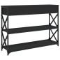 vidaXL Konsolentisch Schwarz 100x28x75 cm Holzwerkstoff vidaXL Konsolentisch Schwarz 100x28x75 cm Holzwerkstoff