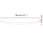 vidaXL Tischplatte Ø80x2,5 cm Rund Massivholz Buche vidaXL Tischplatte Ø80x2,5 cm Rund Massivholz Buche