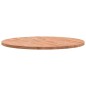 vidaXL Tischplatte Ø80x2,5 cm Rund Massivholz Buche vidaXL Tischplatte Ø80x2,5 cm Rund Massivholz Buche