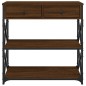 vidaXL Konsolentisch Braun Eichen-Optik 75x28x75 cm Holzwerkstoff vidaXL Konsolentisch Braun Eichen-Optik 75x28x75 cm Holzwerkstoff