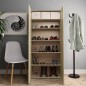 vidaXL Schuhschrank Sonoma-Eiche 80x35,5x180 cm Holzwerkstoff vidaXL Schuhschrank Sonoma-Eiche 80x35,5x180 cm Holzwerkstoff