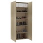 vidaXL Schuhschrank Sonoma-Eiche 80x35,5x180 cm Holzwerkstoff vidaXL Schuhschrank Sonoma-Eiche 80x35,5x180 cm Holzwerkstoff