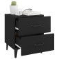 vidaXL Nachttische 2 Stk. Schwarz 40x35x47,5 cm vidaXL Nachttische 2 Stk. Schwarz 40x35x47,5 cm